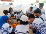 team building budaya bali buat gebogan